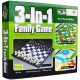 بازی خانوادگی 3 کاره شطرنج منچ مارپله