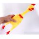 مرغ جیغ جیغو فشاری سایز بزرگ رنگ زرد