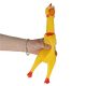 مرغ جیغ جیغو فشاری سایز بزرگ رنگ زرد